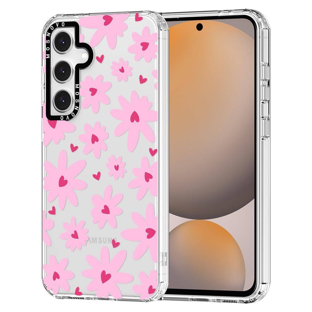 Capa de telefone MOSNOVO para Samsung Galaxy S24 FE Love in Bloom