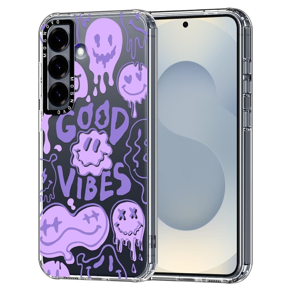 Capa de telefone MOSNOVO para Samsung Galaxy S25 Plus Good Vibes