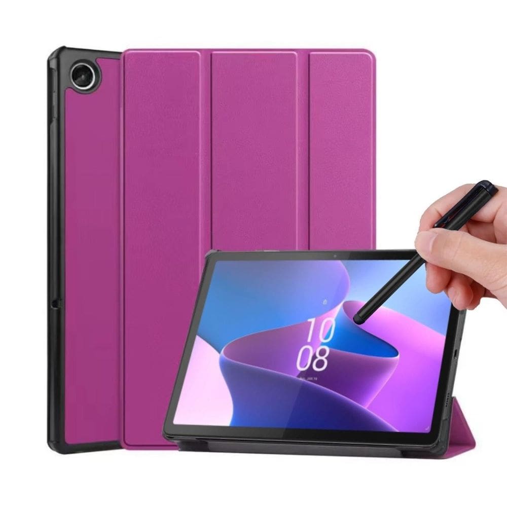 Capa Auto Sleep Para Lenovo M10 10.6 Tb-X606F + Caneta Touch