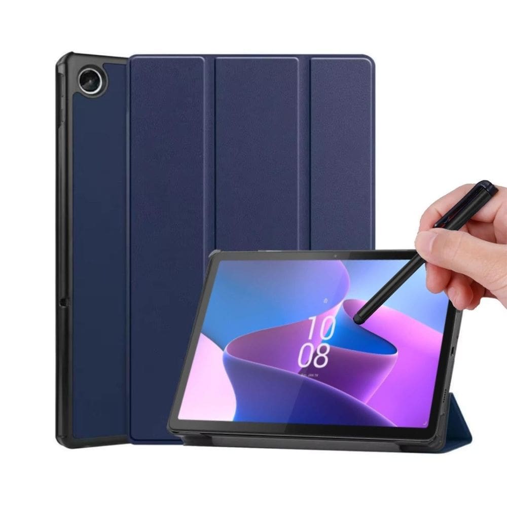 Case Magnética Para Tablet Lenovo M10 10.6 Tb-X606F + Caneta