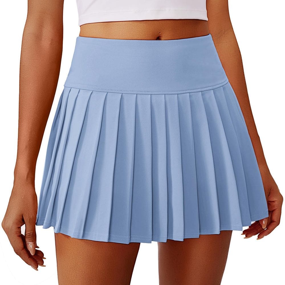 Saia de tênis plissada Skort PINSPARK para mulheres azul XS