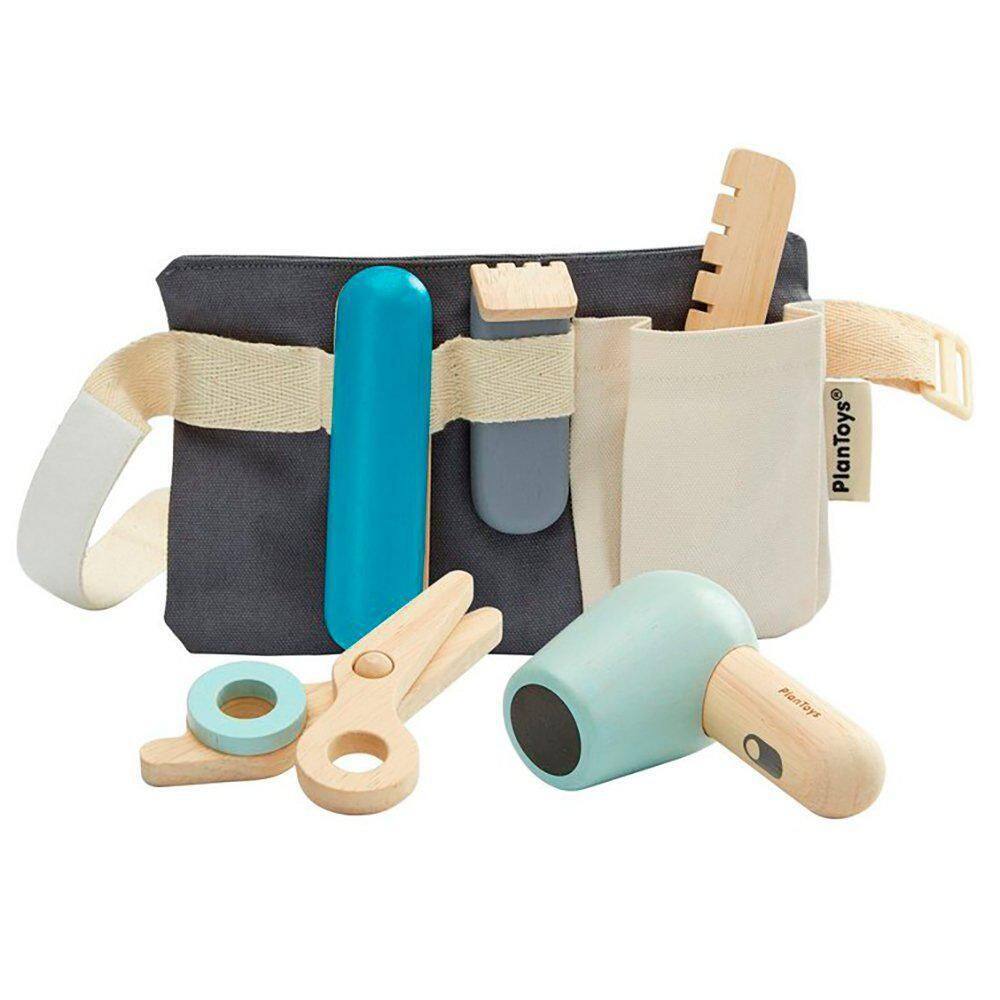 Kit Profissões - Cabelereiro Madeira - 3492 - Plantoys