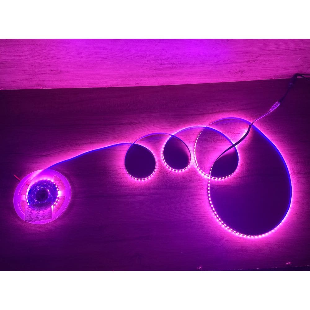 Fita LED Rosa Azul 120 LEDs Rolo 5 metros 12V