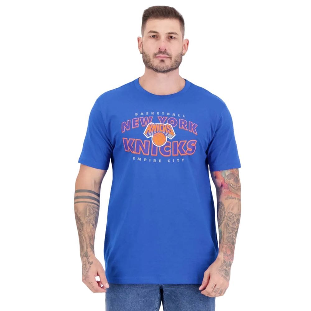 Camiseta Nba Masculina Knicks Nicktown Plus Size