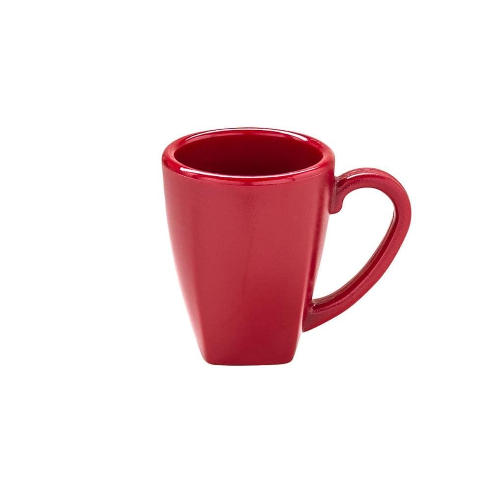 Xícara Elegance Para Café 80ml Vermelha em Policarbonato Linha Profissional Cook VEM