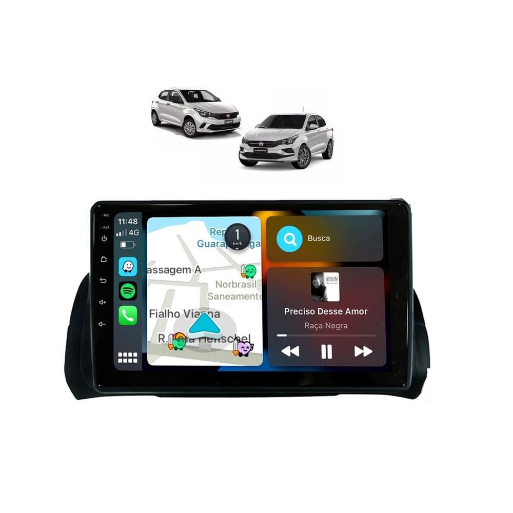 Kit Multimídia Cronos 2017 19 19 20 21 22 23 24 25 9 Carplay Androidauto CM9 Faaftech