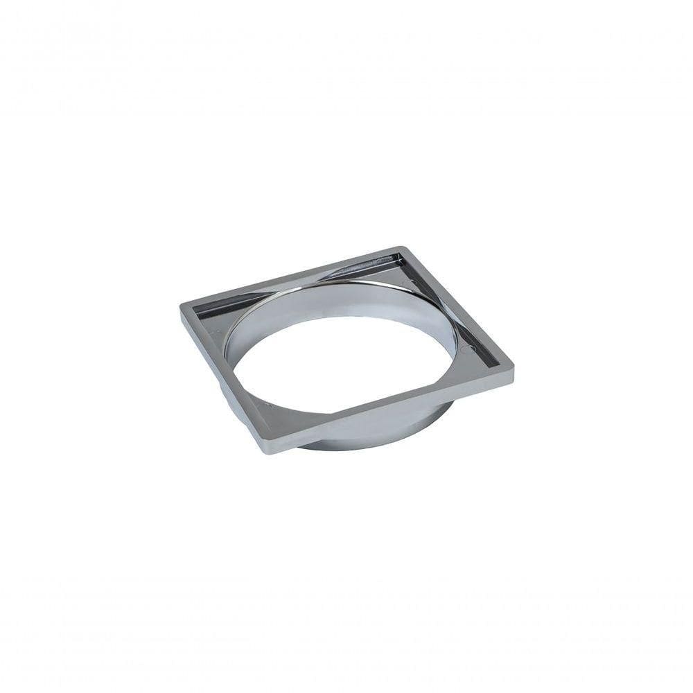 Porta Grelha Quadrada 150 Mm Cromada - Krona