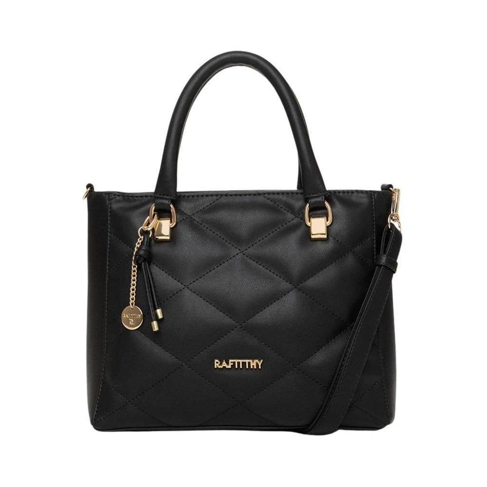 Bolsa Rafitthy 25147A Feminino Preto estilo e beleza