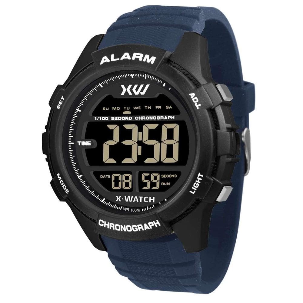 Relógio Masculino X-Watch Digital Azul Escuro XMPPD530W PXDX