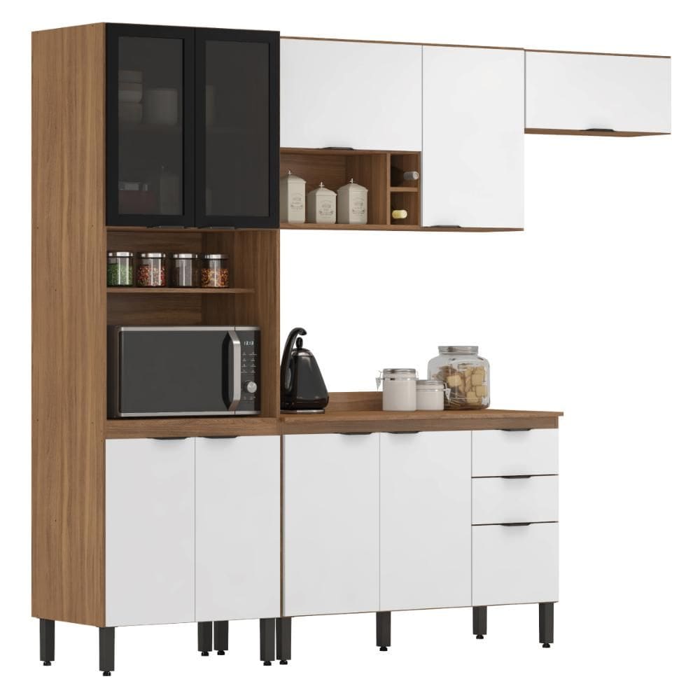 Cozinha Modulada Firenze 10 Portas 2 Gavetas Demobile
