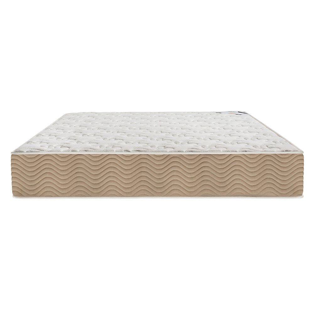 Colchão Casal de Espuma D45 Suede Cor Café Com Leite