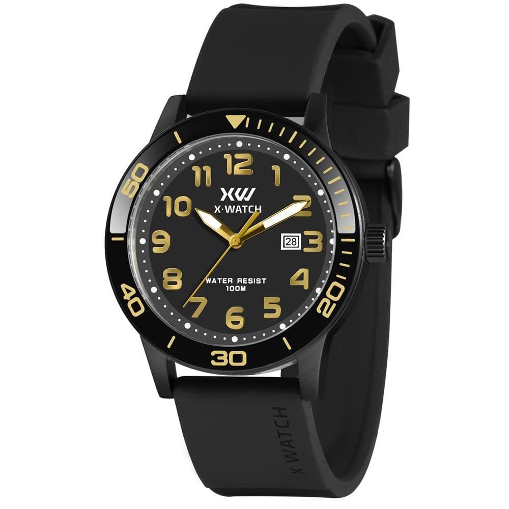 Relógio X-Watch Masculino Ref: Xmnp1018 P2px Esportivo Black