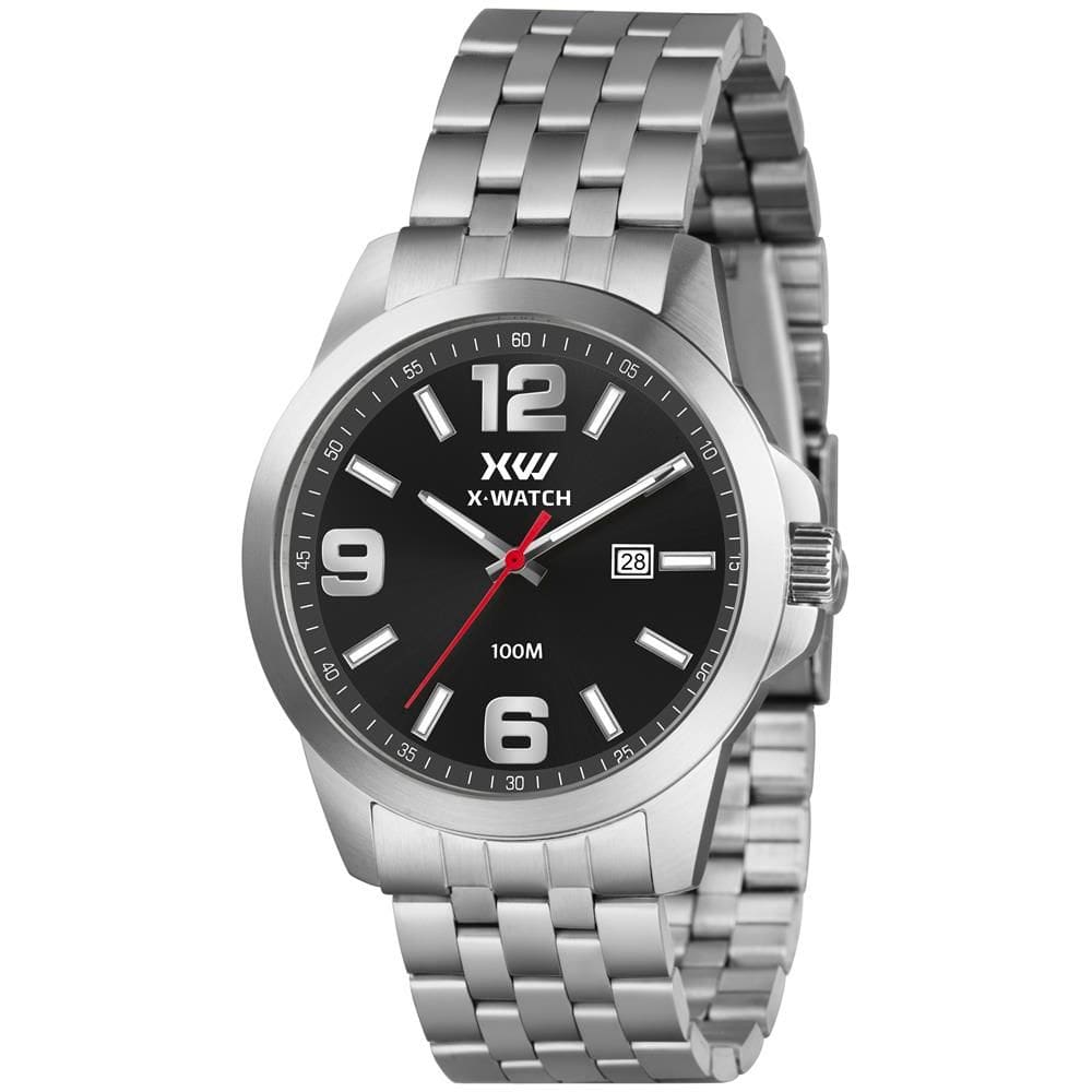 Relógio X-Watch Masculino Ref: Xmss1064 P2sx Casual Prateado