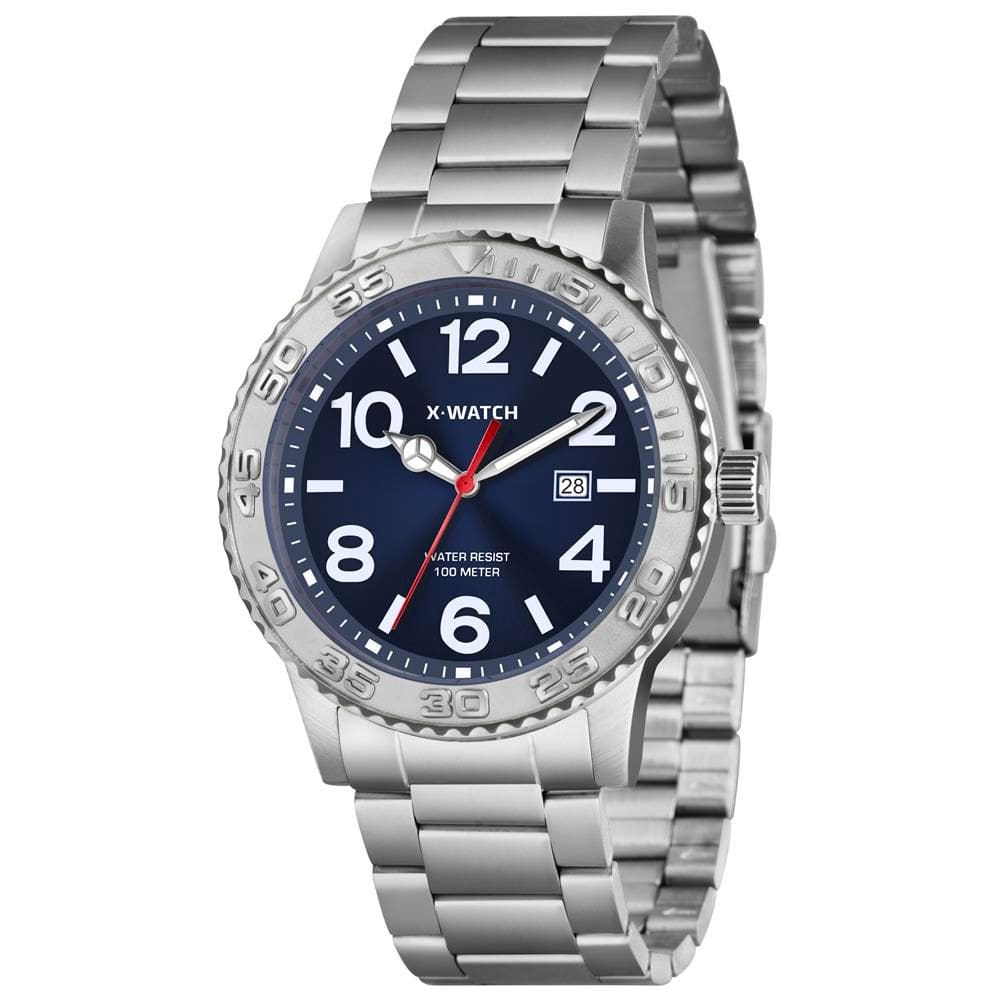 Relógio X-Watch Masculino Ref: Xmss1061 D2sx Casual Prateado
