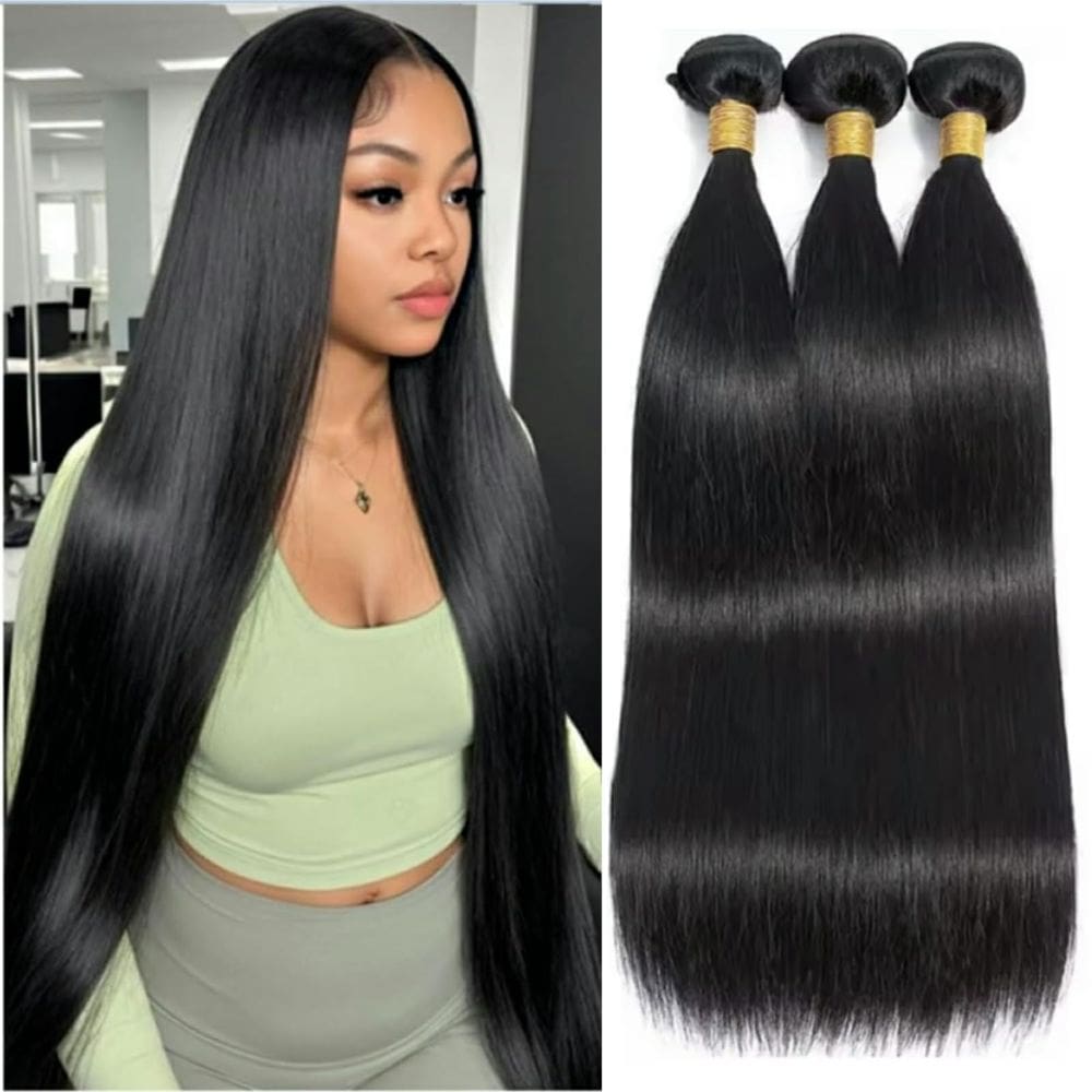 Pacotes de cabelo SIIKAP Straight 100% cabelo humano não processado