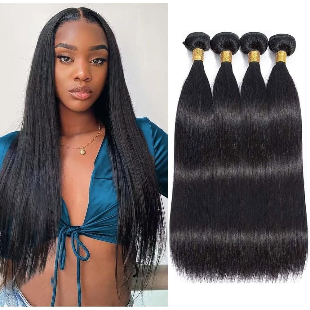 Pacotes de cabelo TNICE Straight 30 35 40 45 cm 100% cabelo virgem