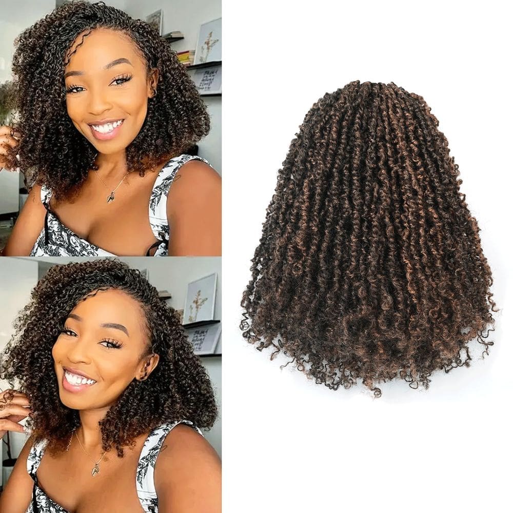 ToyoTress Yanky Twist para cabelo de crochê, 16 polegadas, pacotes com 8 pacotes (F1B/30)