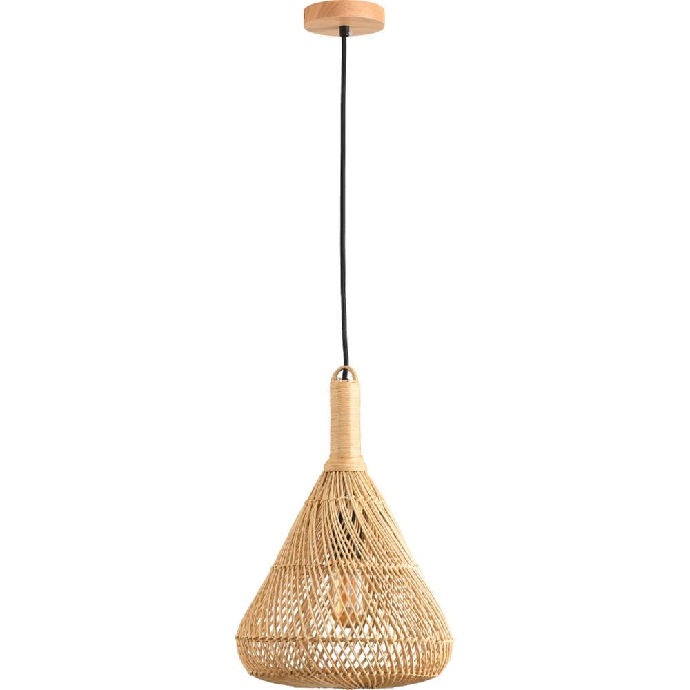 Pendente Ôtaki 25X35 Rattan - 3 Metros De Cabo