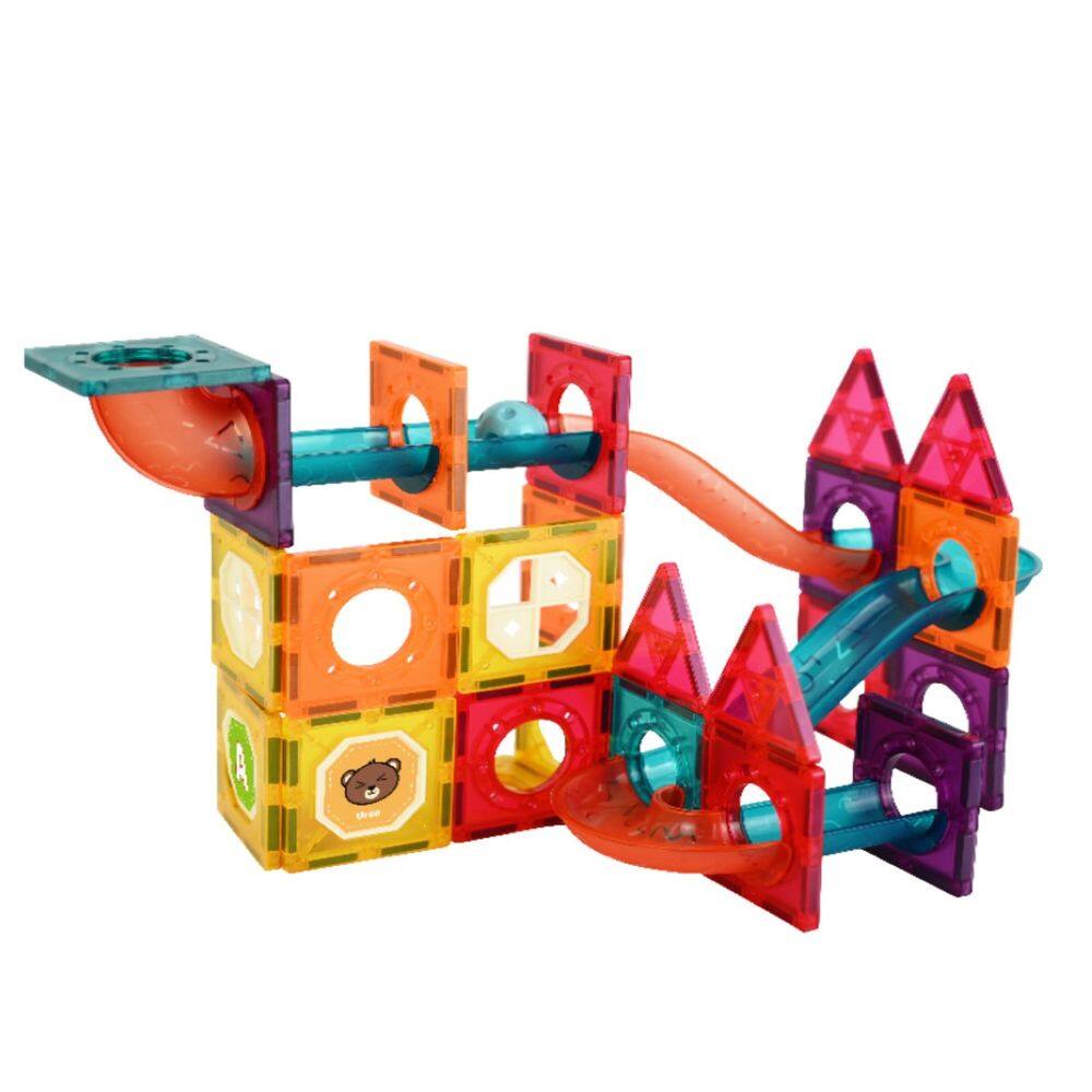 Blocos De Montar Magnéticos Brinquedo Construção 67 Peças