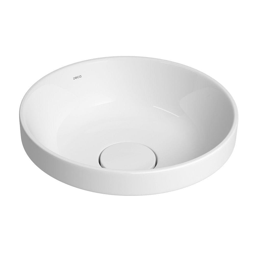 Cuba De Sobrepor Redonda Deca Slim 30cm Branco L.22030.17