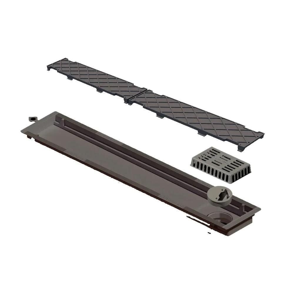 Ralo Linear 50cm Novii Pvc Seco Saida Central Oculto 8875