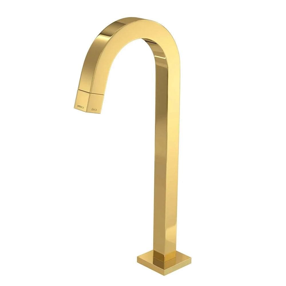 Torneira Lavatório Mesa Bica Alta Deca Tube Gold 1198.GL.TUB