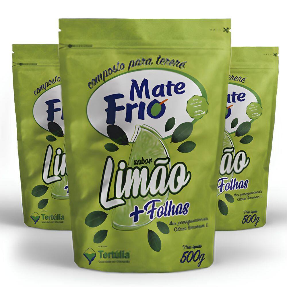 Tereré Mate Frio Limão Tertúlia 500g Kit com 3