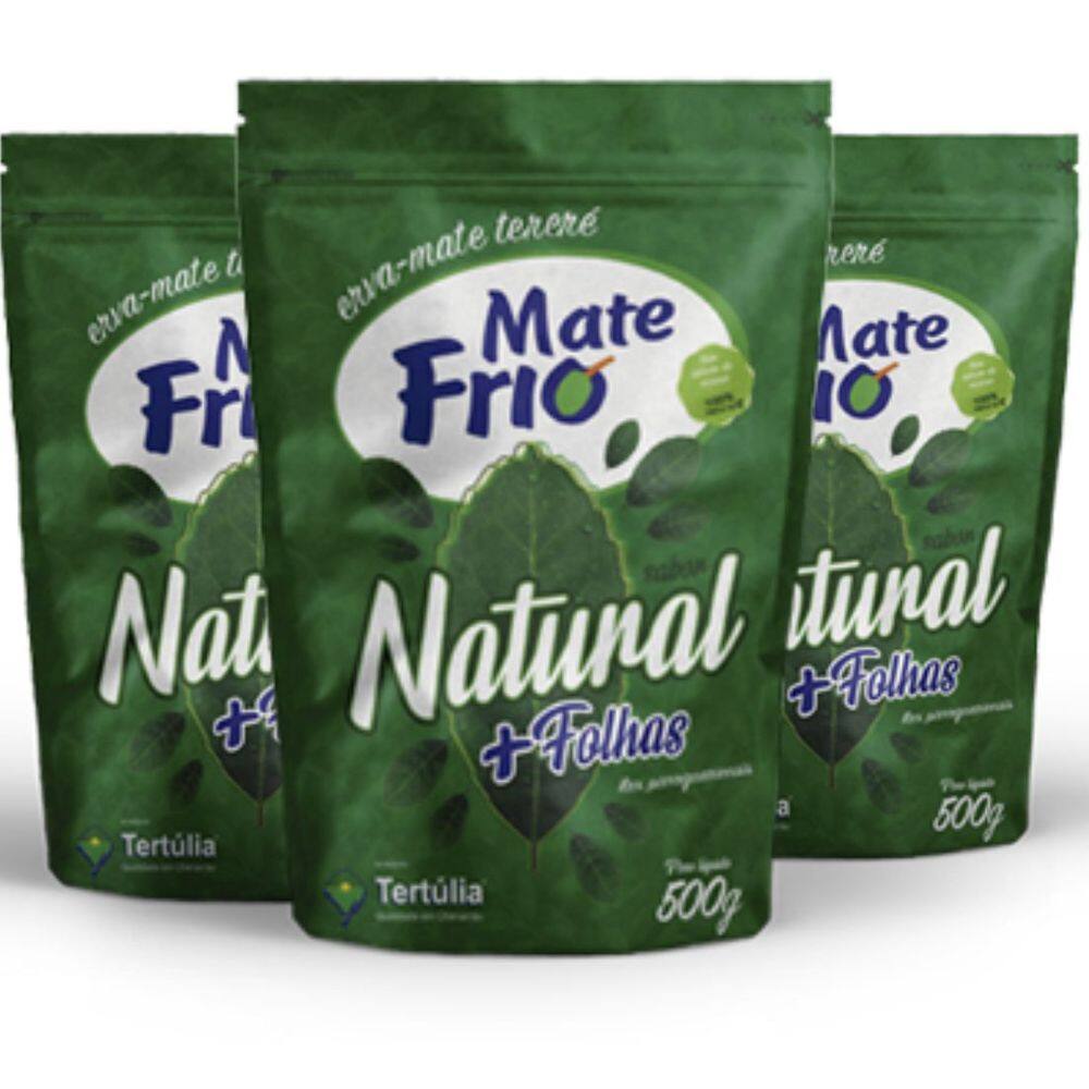 Erva Mate Tereré Natural Tertúlia 500g Kit com 3