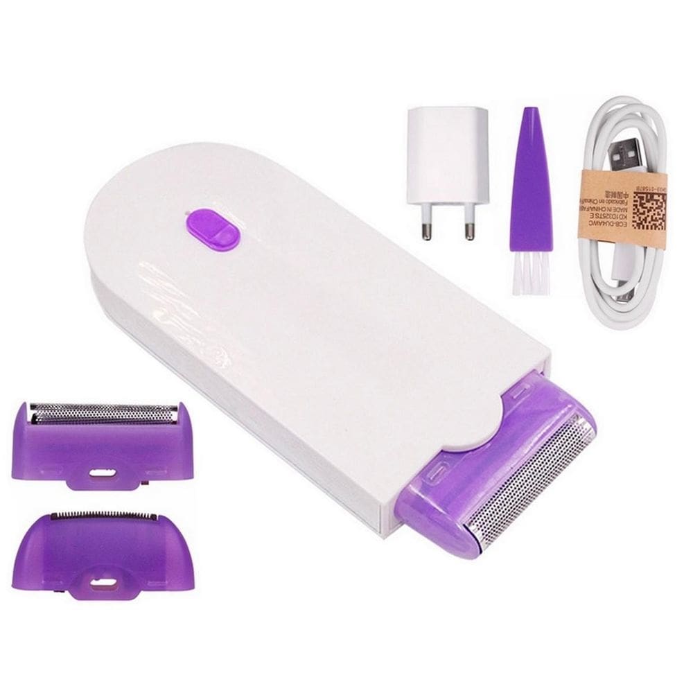 Depilador Recarregável Indolor Portátil Usb
