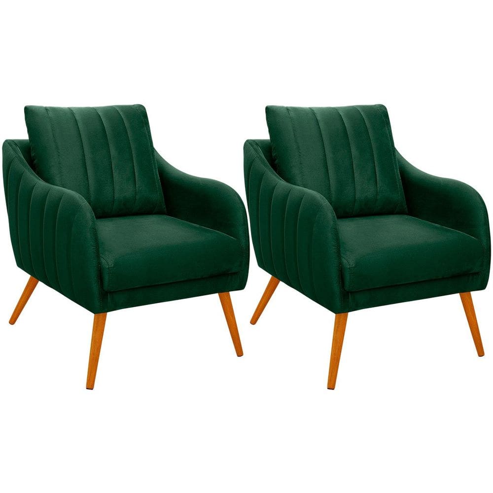 Kit 2 Poltronas para Sala e Escritório Decorativas Síria