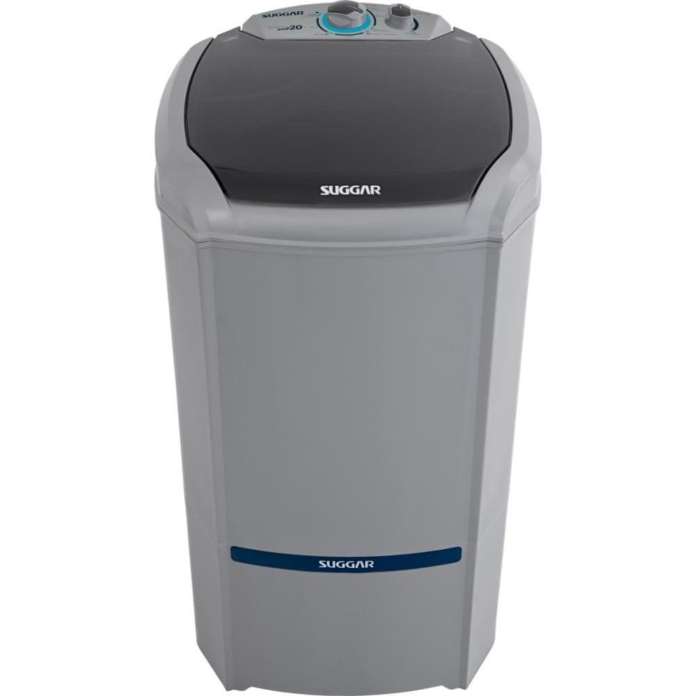 Tanquinho de Lavar Roupa 20kg Suggar LavaMax Eco Semiautomática com Timer Prata 220V - LE2002PR