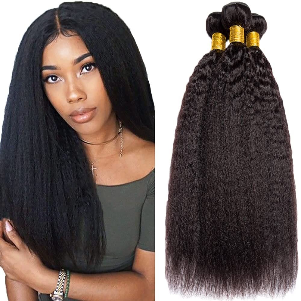 Pacotes de cabelo MAMART Yaki Straight Brazilian Virgin 8A 30cm