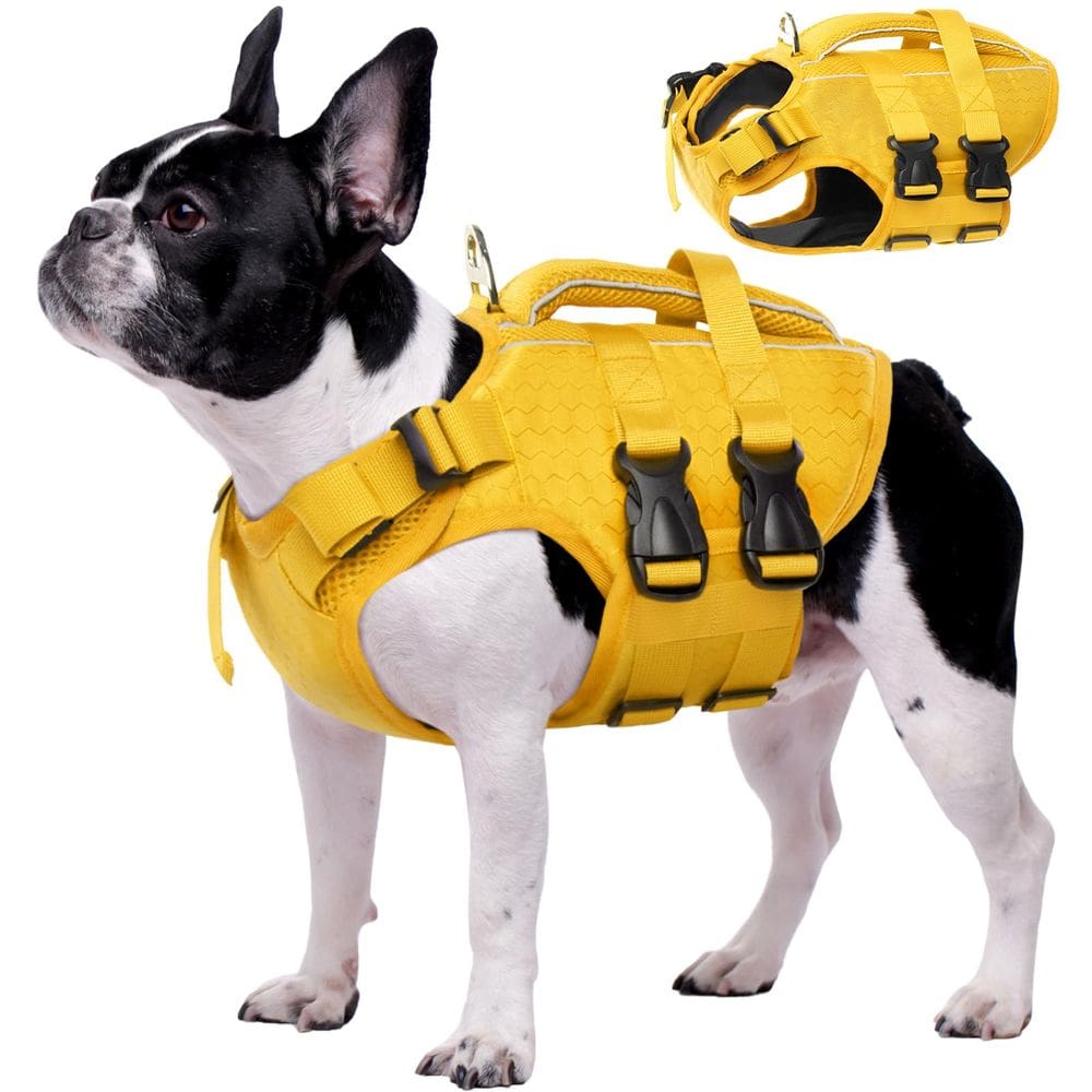 Colete salva-vidas para cães Kuoser High Flotation para natação