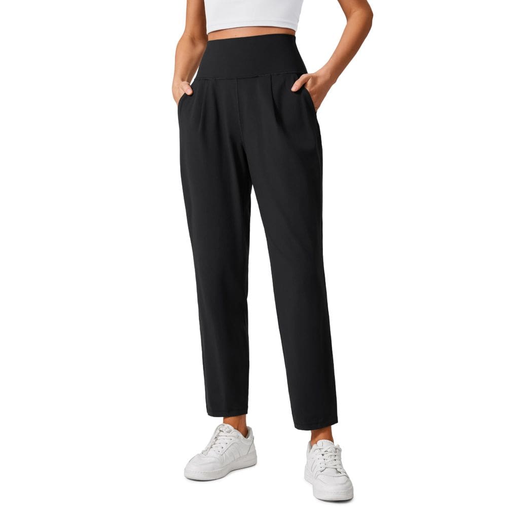 Calças de ioga CRZ YOGA Butterlift Ankle para mulheres pretas XXS