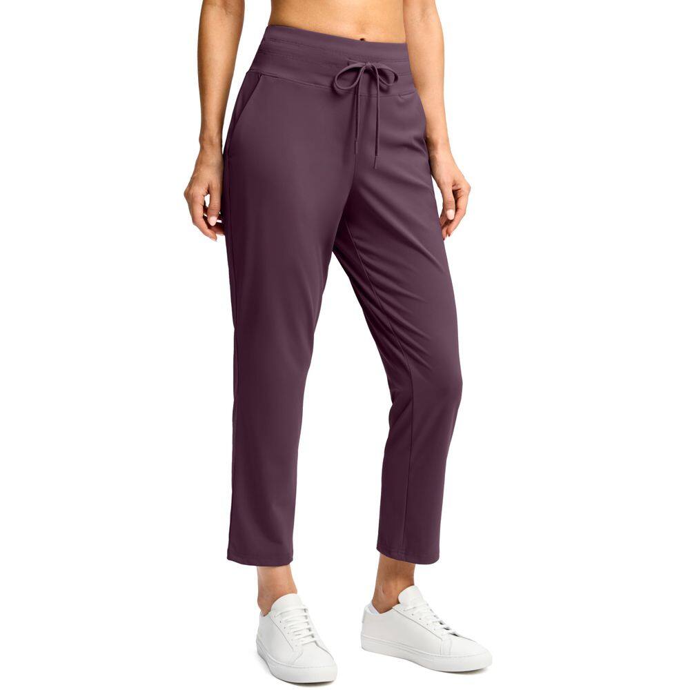 Calças G Gradual High Waisted Golf 7/8 Ankle Wine XXL para mulheres