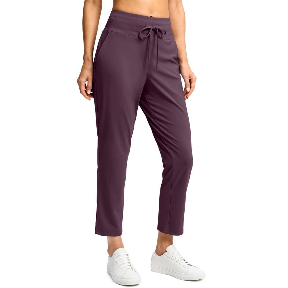 Calças G Gradual High Waisted Golf 7/8 Ankle Wine para mulheres