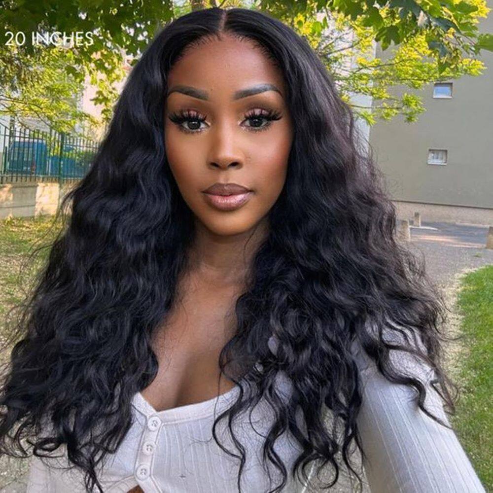 Peruca em U Emistar Curly V Part Water Wave Synthetic Hair