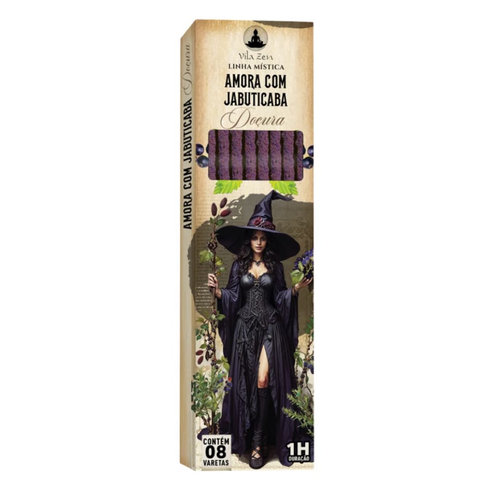 Incenso Amora e Jabuticaba C/8 Varetas + Presente