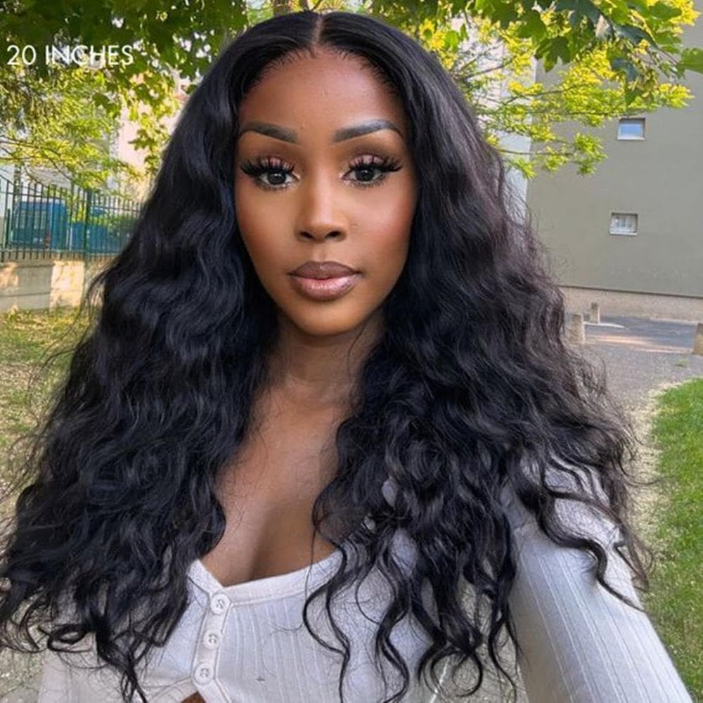 Peruca em U Emistar Curly V Part Water Wave Synthetic Hair