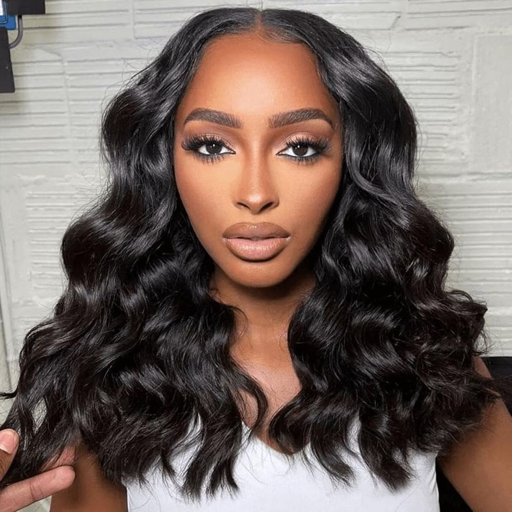 Peruca em U Emistar Curly V Part Water Wave Synthetic Hair