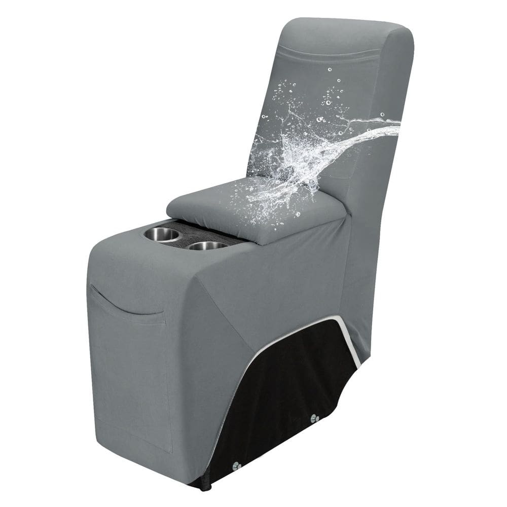Capa de console reclinável Easy-Going 100% impermeável cinza claro