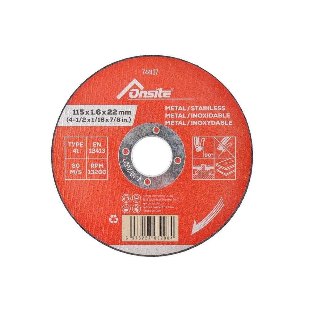 Disco De Corte Deep Cut Metal E Inox 4.1/2``X1.6Mm Onsite