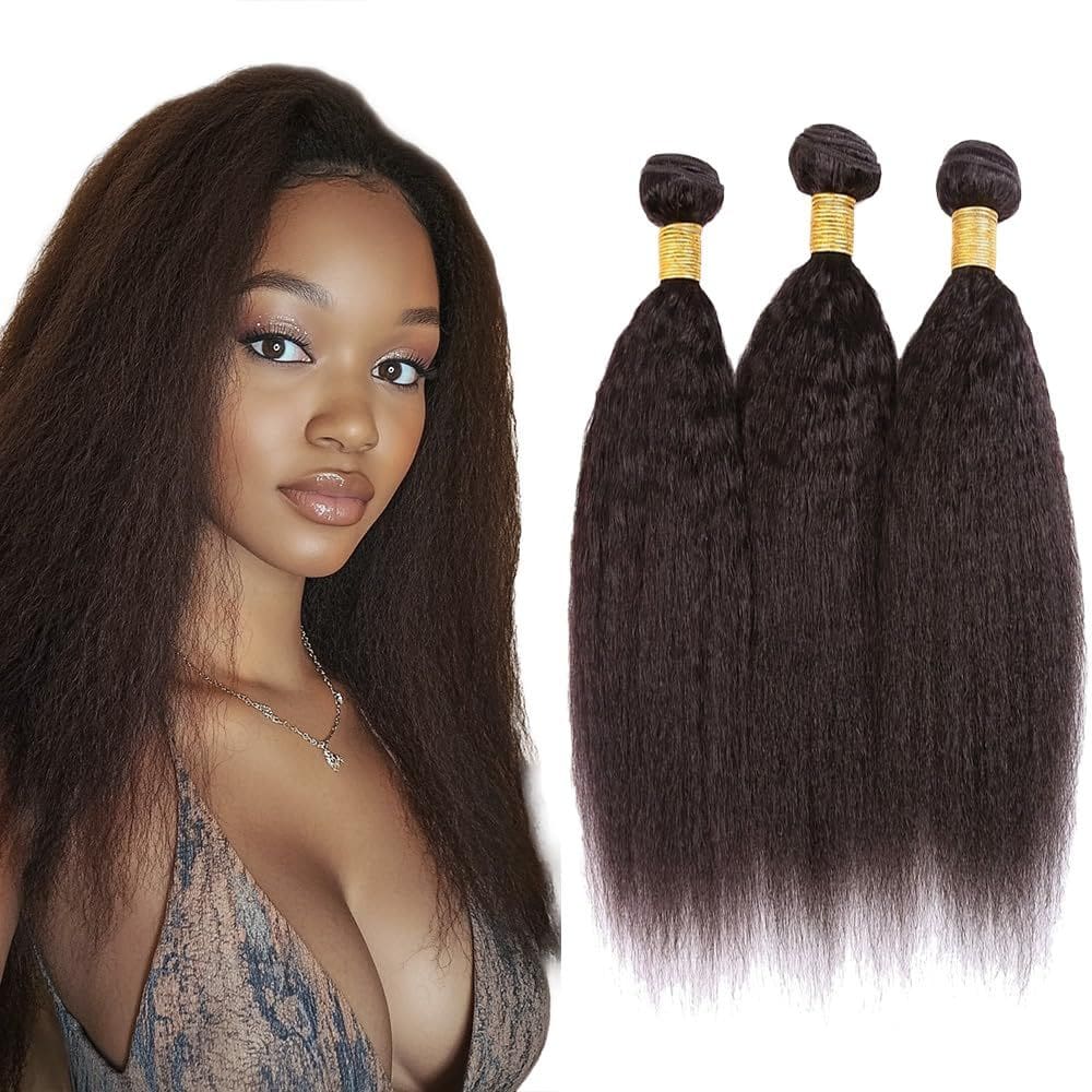 Pacotes de cabelo Dokksiiia Yaki Straight Color 4 30cm 35cm 40cm