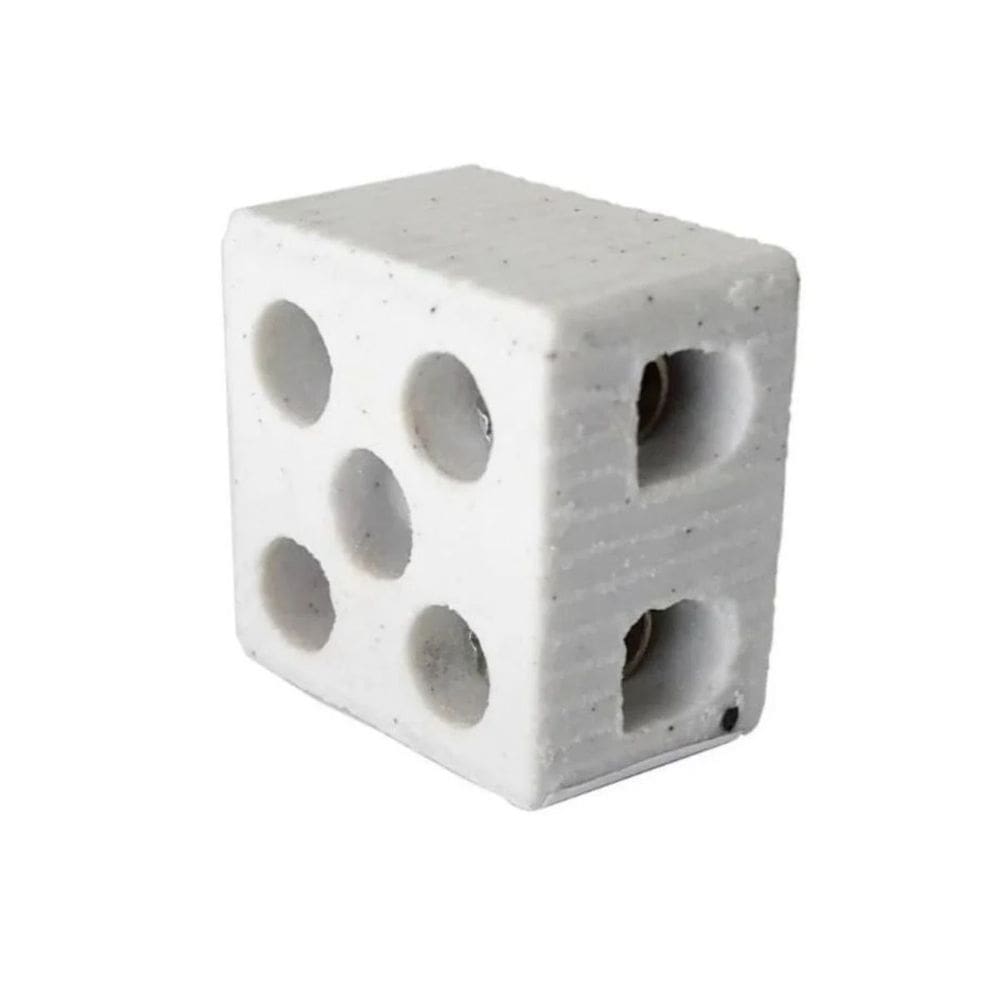 Conector de Porcelana 10mm 50un Foxlux