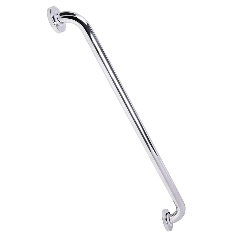 Barra de Apoio Inox 80cm Acessibilidade Idoso Deficiente Banheiro Box Suporte Cadeirante Corrimao Escada Segurança