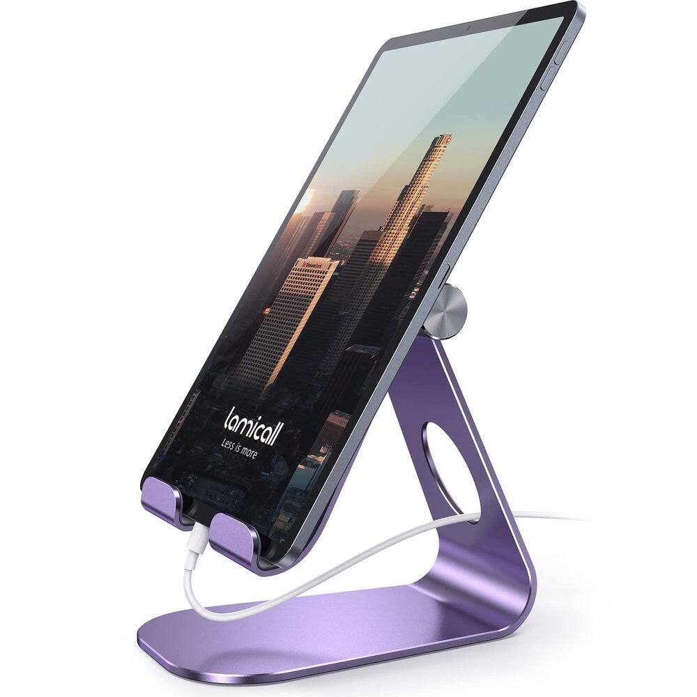 Suporte para tablet Suporte de mesa ajustável Lamicall Dock Purple