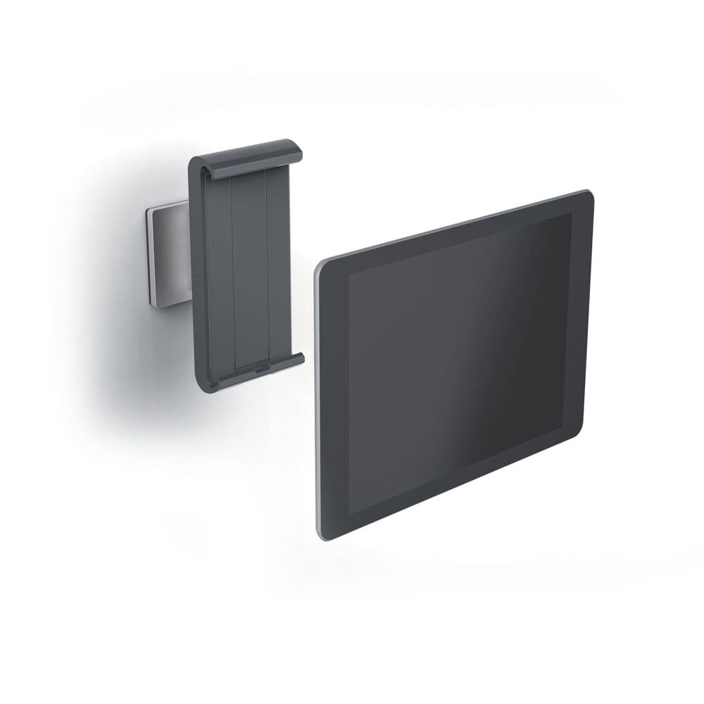 Suporte de tablet montado na parede durável prateado/cinza carvão