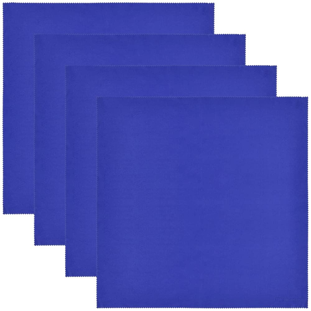 Pano de limpeza Wisdompro Extra Large, pacote com 4, 41 x 41 cm, azul
