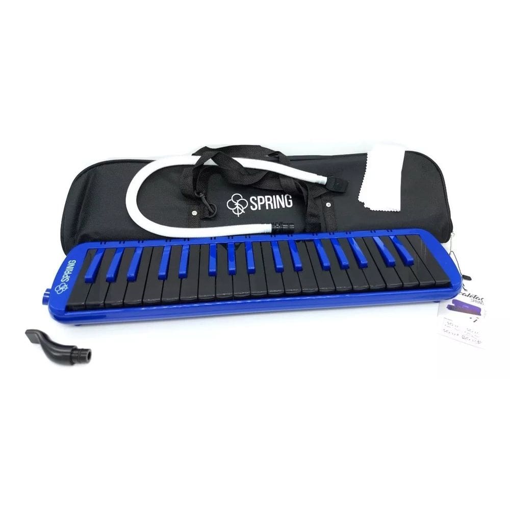 Escaleta Spring SG-37 Azul Com preto 37 Notas com Bag