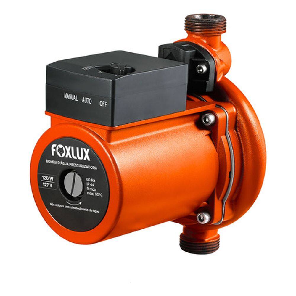 Bomba D`Água Pressurizadora 120W Foxlux